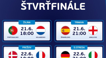 Program štvrťfinále EURO U21