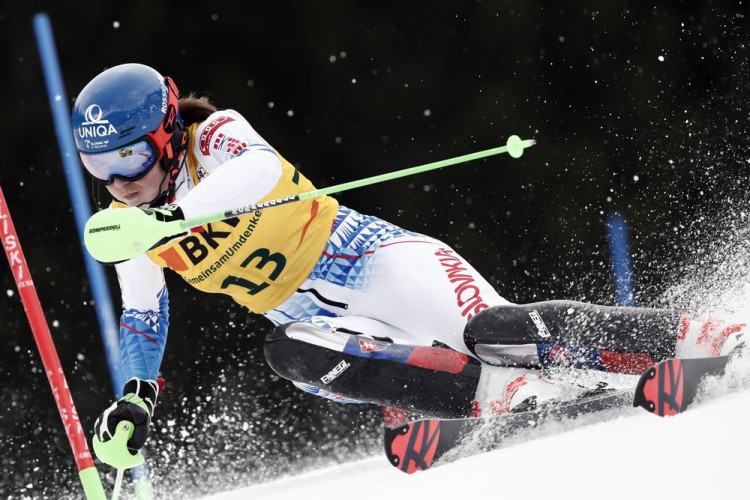 Petra Vlhová chybovala 2. kolo ONLINE Aare slalom ženy dnes