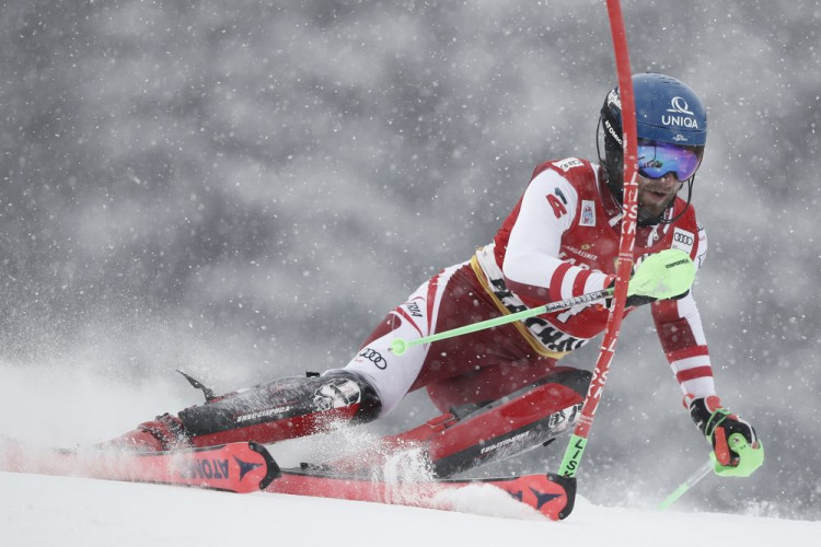 Slalom muži 2. kolo ONLINE Chamonix lyžovanie dnes