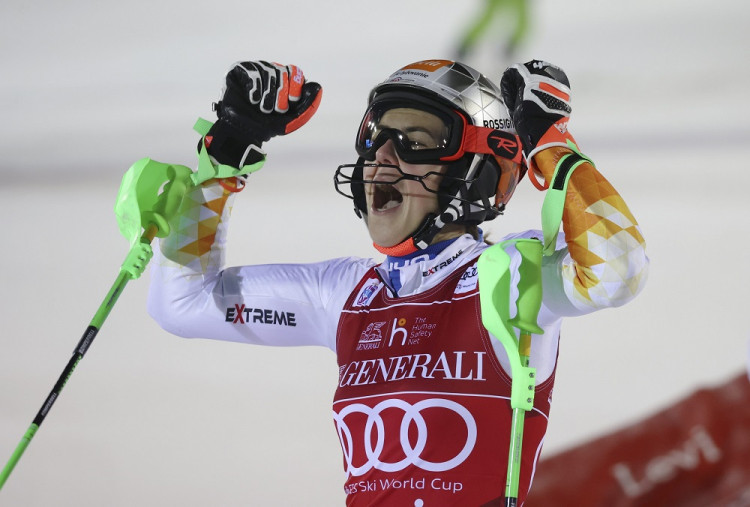 Petra Vlhová Levi slalom 1. kolo online