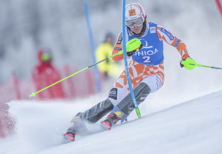 Petra Vlhová slalom dnes Are 2. kolo online