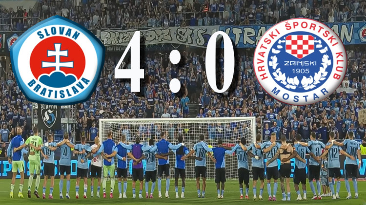 Sebavedomý vstup do Ligy majstrov: Slovan Bratislava rozdrvil Zrinjski Mostar 4:0