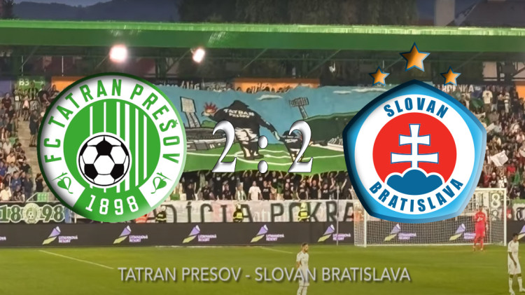 Nováčik zaskočil favorita – Prešov remizoval so Slovanom