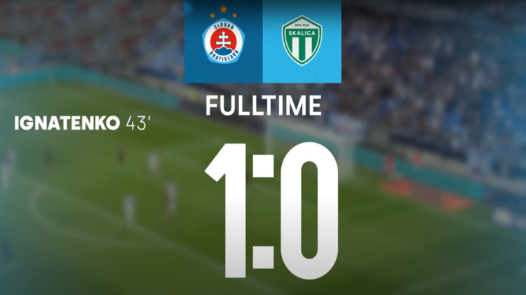 Futbal-NL: Slovan Bratislava - Skalica 1:0