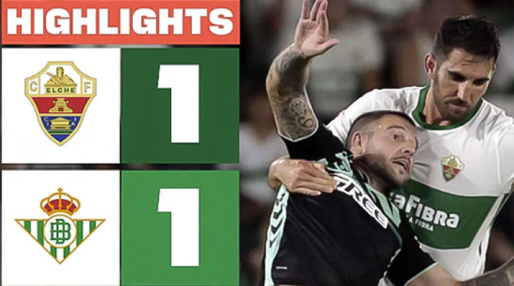 La Liga: Elche vybojovalo bod proti Betisu