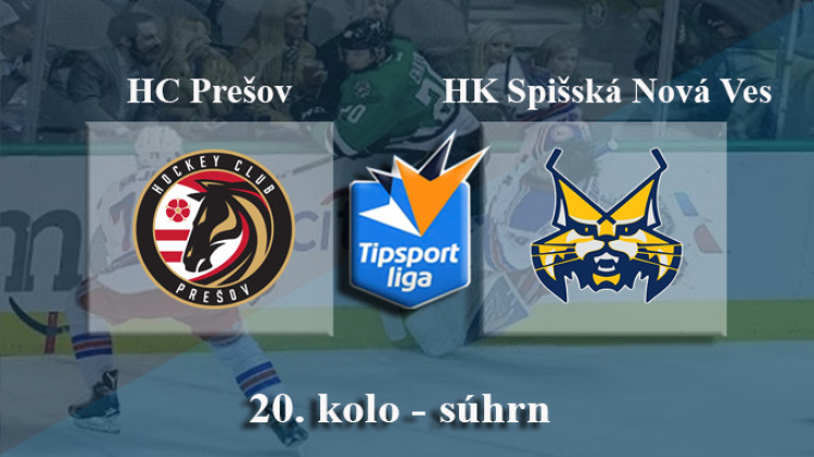 Hokej TL: HC Prešov - HK Spišská Nová Ves v 20. kole – sumár