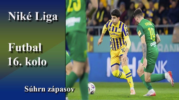 Futbal NL: Slovan je po 16. kole novým lídrom – SÚHRN