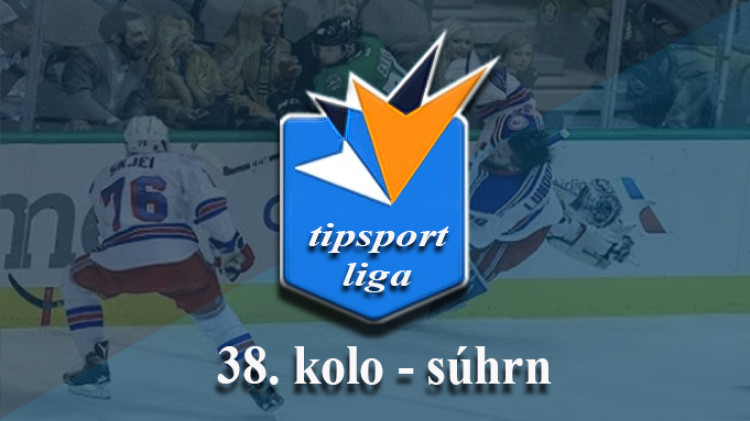 Hokej-TL: Slovan po 38. kole vedie ligu o desať bodov pred Žilinou – SÚHRN